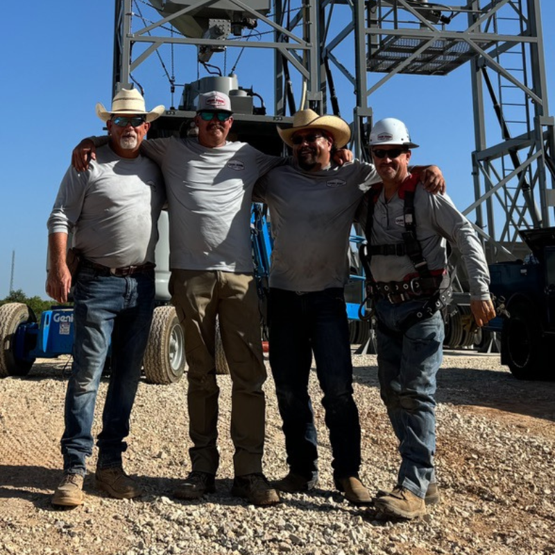 image of 4 men who work for Cash Jones Ready Mix image of 4 men who work for Cash Jones Ready Mix
